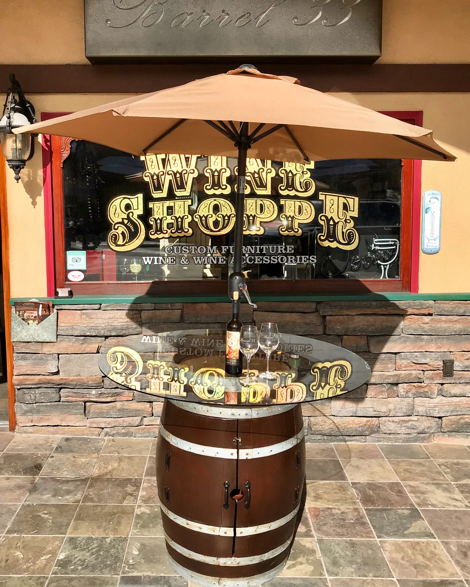 Vino Barril Mesa exterior Etsy Vino Barril Mesa exterior Etsy