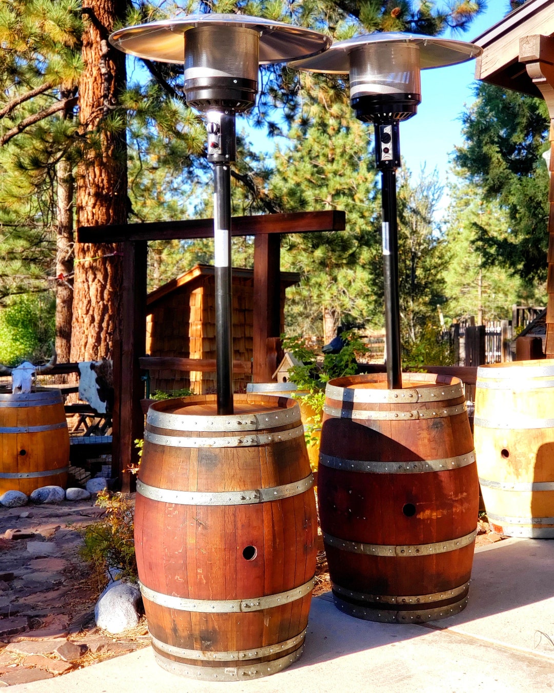 Wine Barrel Patio Heater - Etsy Singapore