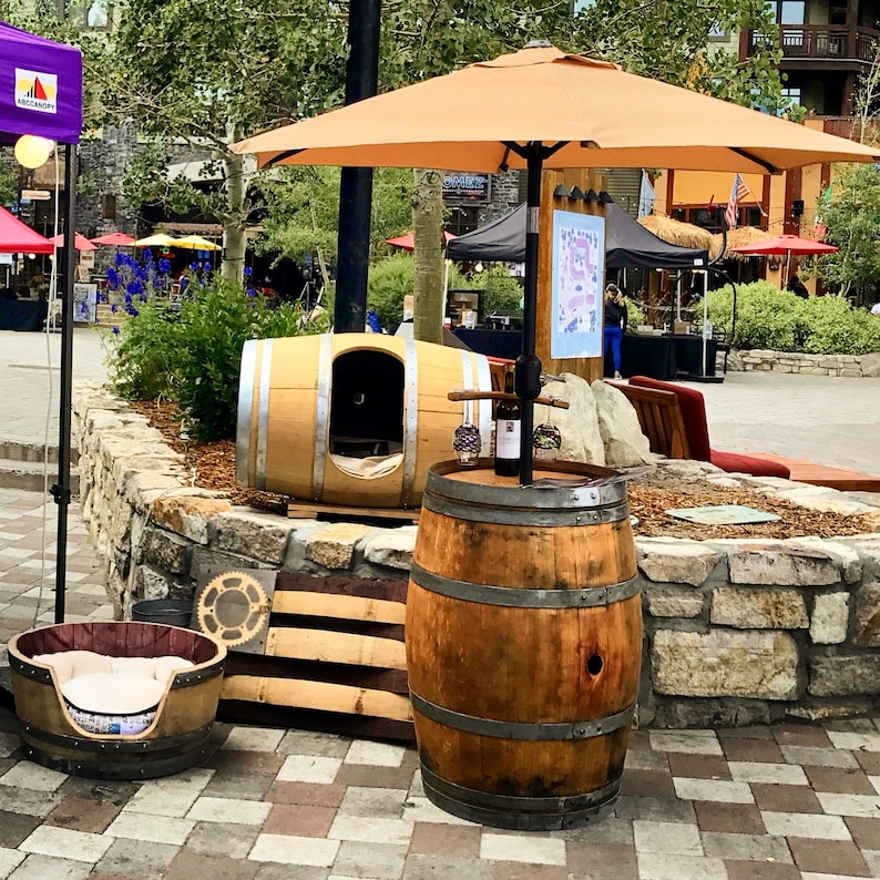 Wine Barrel Umbrella Stand Etsy