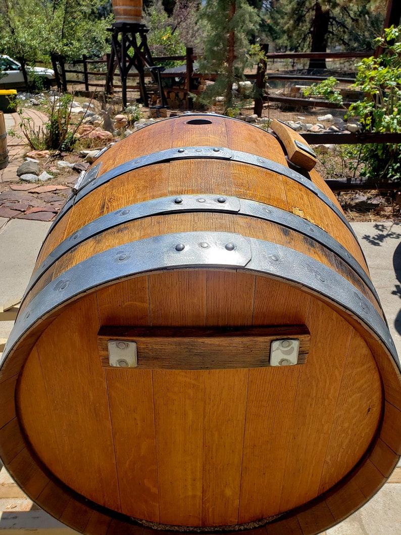Wine Barrel Ice Chest Etsy