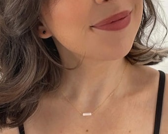 Pure Light Dainty Selenite Necklace