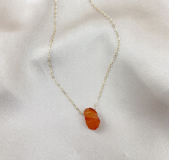 Carnelian Fire Healing Necklace - Etsy