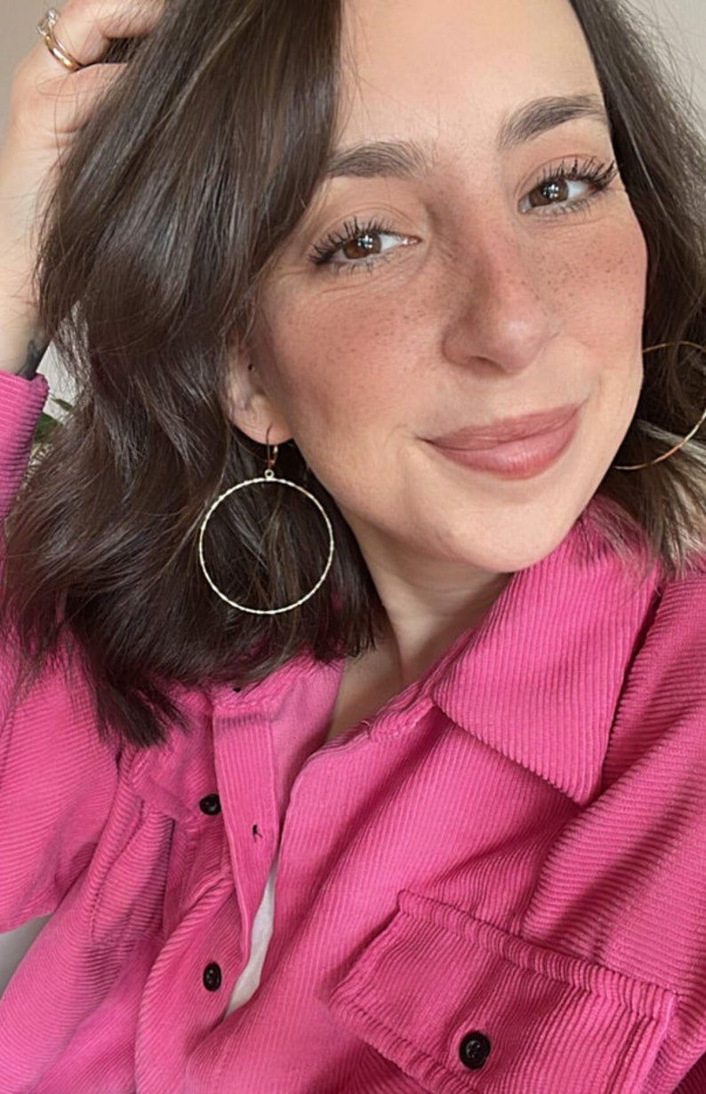 Daisy Jones Inspired 70's Hoop Earrings Etsy