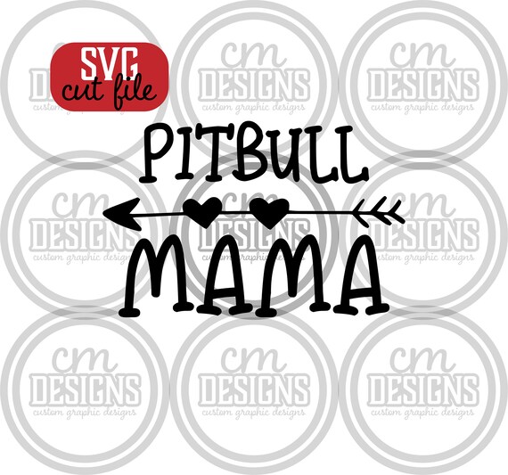 Download Pitbull Mama Svg Etsy