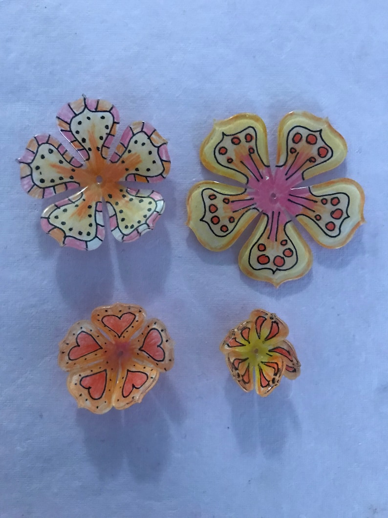 Shrinky-Bits Floral 1 20 pcs image 3