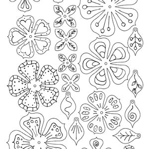 Shrinky-Bits Floral 1 20 pcs image 4