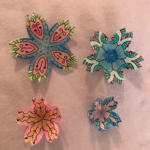Shrinky-Bits  Floral  3  20pcs