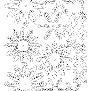 Shrinky-Bits Floral 2   15 pcs