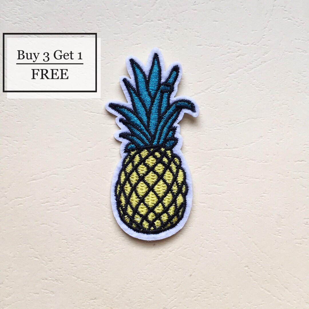 Pineapple Patch Fruit Patch Iron on Patch Sew On Patch Etsy