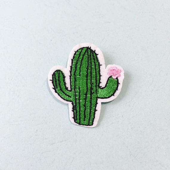 Cactus Patch Iron on Patch Sew On Patch Embroidered Patch Etsy