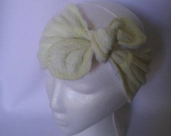 Light cream headband