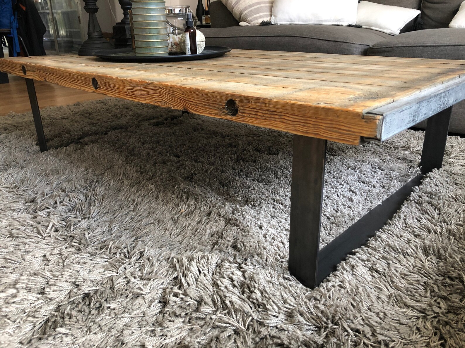 Pieds de table acier plat2 pieds de table industriels en fer - Etsy France