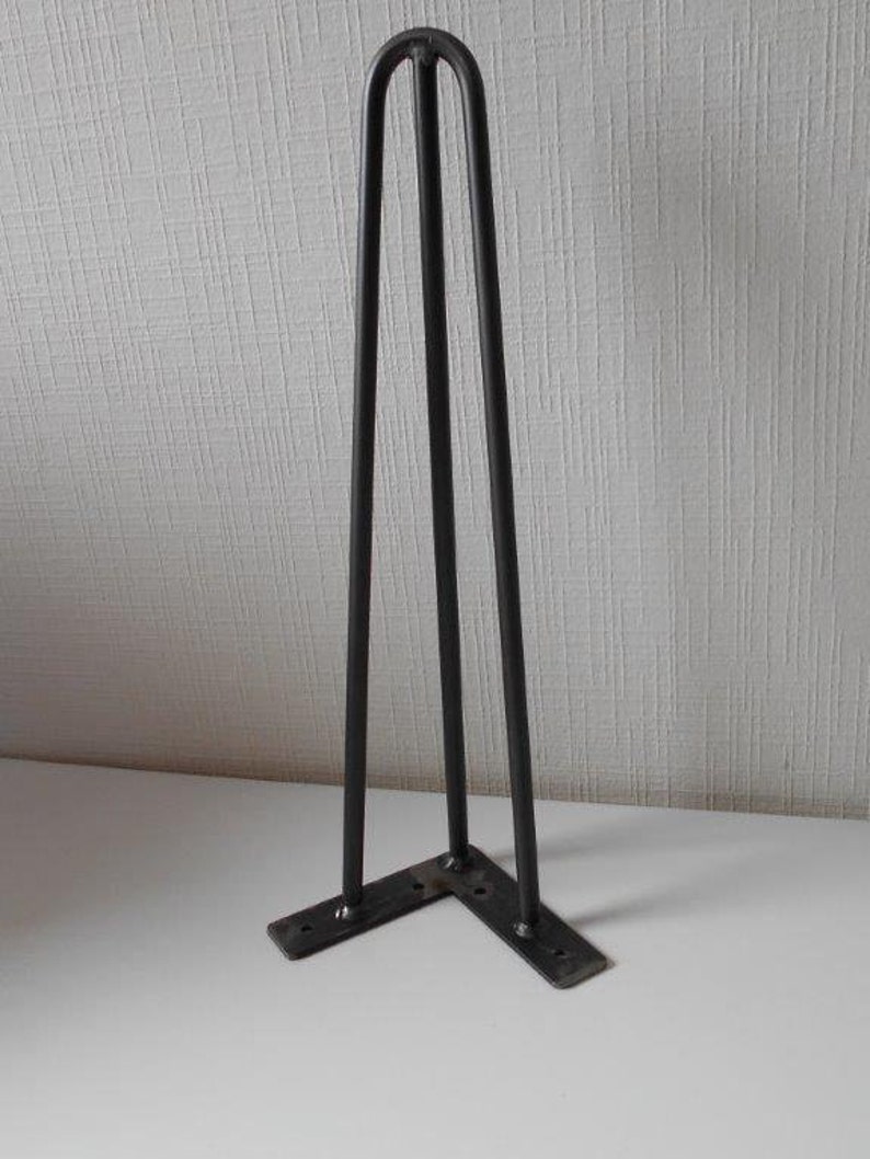 Pied de Table épingle 50 cm Hairpin Legs Pied en Métal Etsy