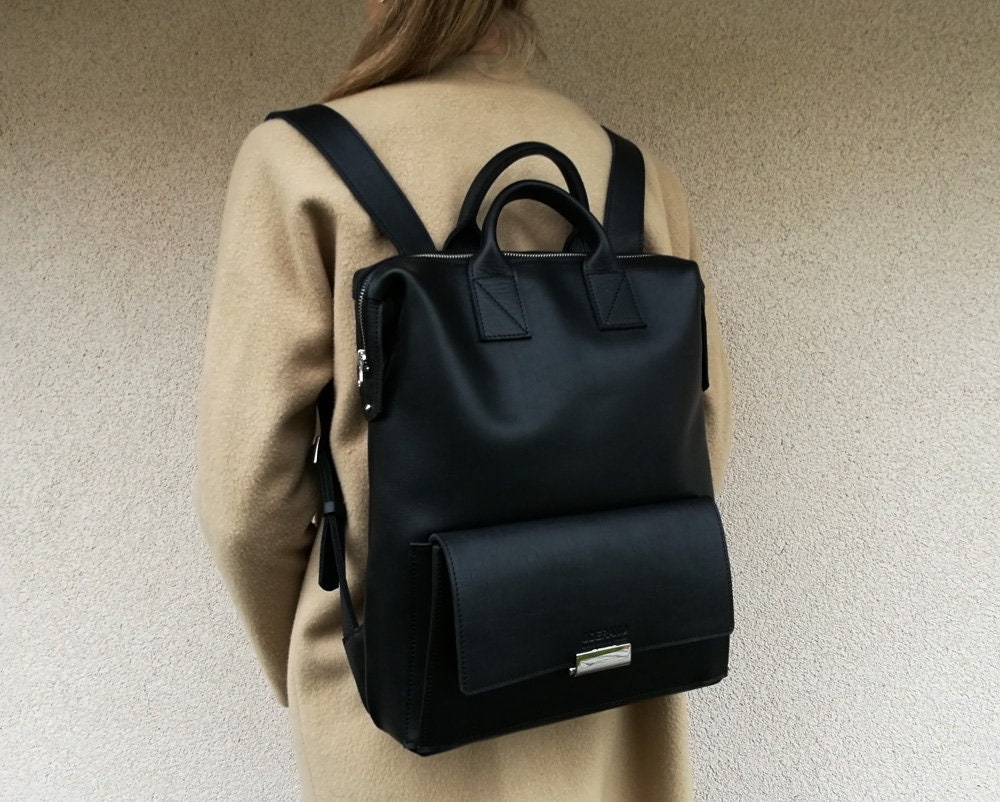 black backpack big