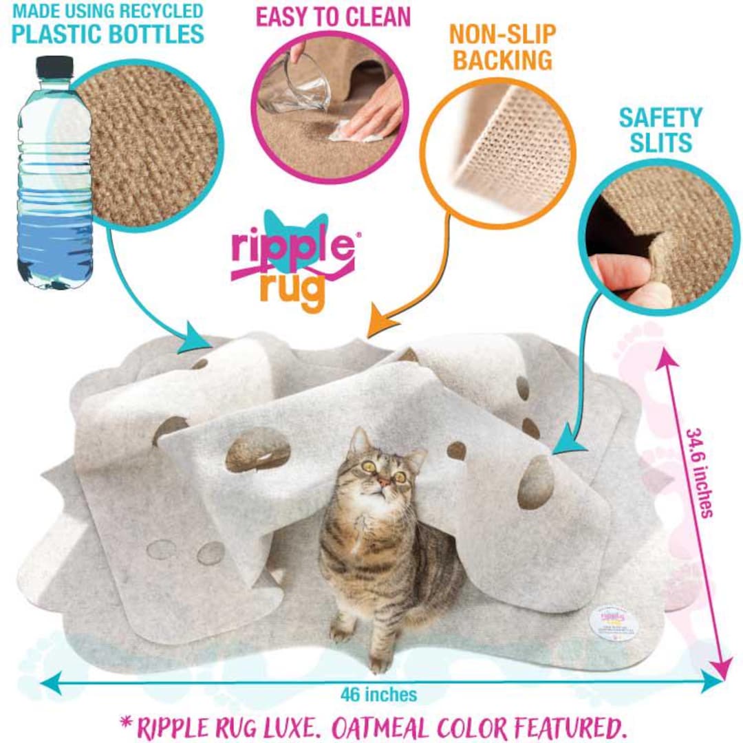 Ripple Rug Cat Activity Mat – Interactive Play, Made in USA - Etsy
