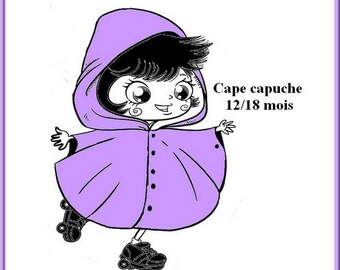 Patron Capote Bebe Etsy