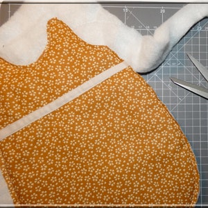 Patron et Tutoriel gigoteuse et couche pour poupon Mon Premier Corolle 30 cm, DIY couture, couture pour les poupons, gigoteuse et couche image 8