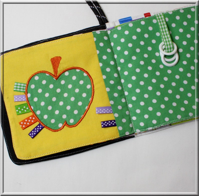 Livre En Tissu Pour Bebe Livre Pour Enfant Livre En Etsy France