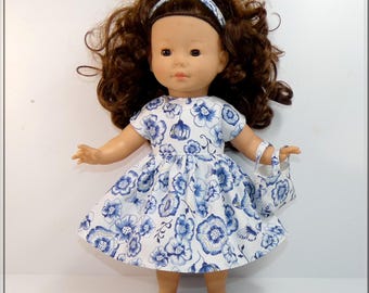 dress, bag, shorts and headband for Ma Corolle 36cm doll.