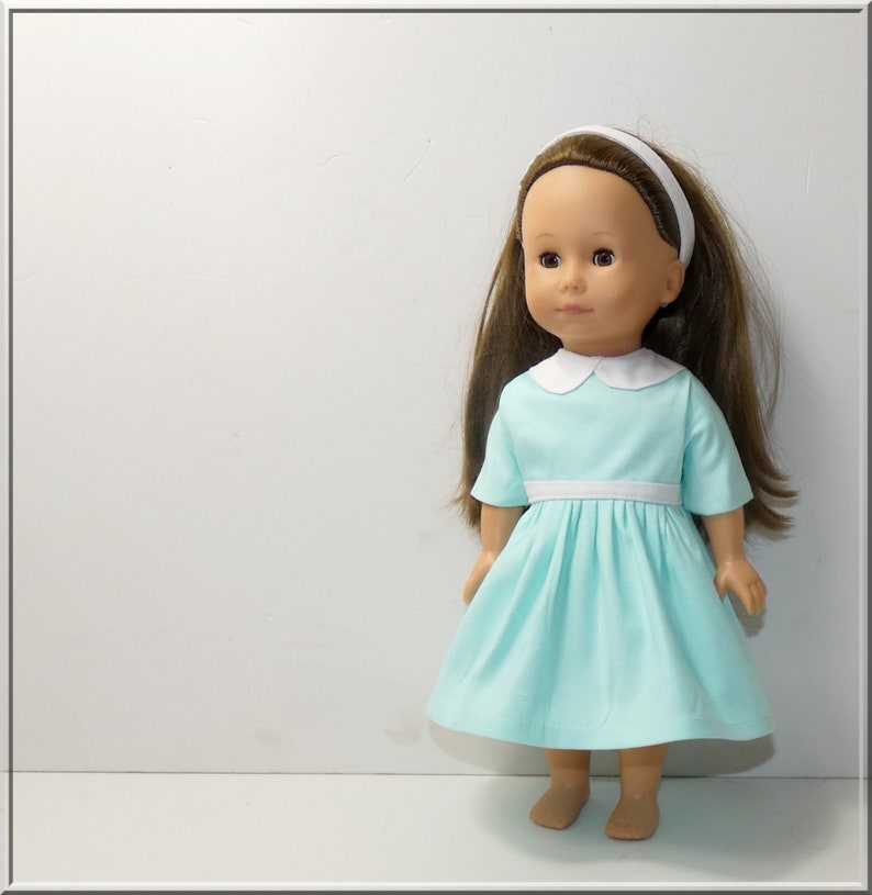 Dress and headband for Gotz doll 27 cm Just like me image 1
