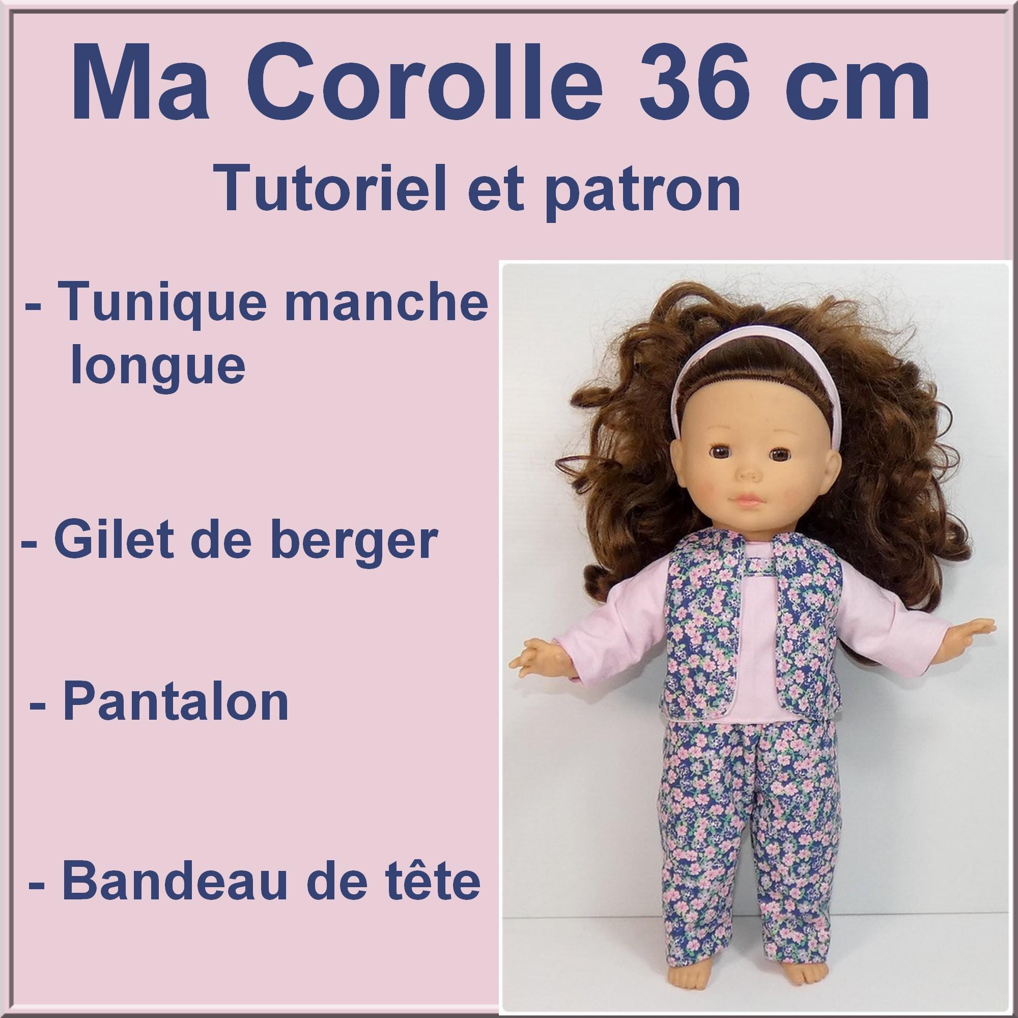 Poupée Corolle 36 Cm – édition 2004, Cheveux Blonds, Tenue Complète Manteau Rose, Vintage