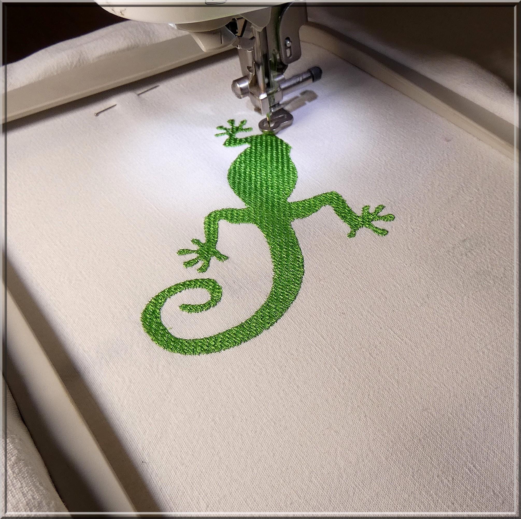 Embossing Patterns Lizard Lizard Embroidery Pattern - Etsy