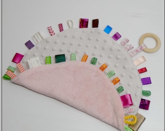 Plush toy with tag