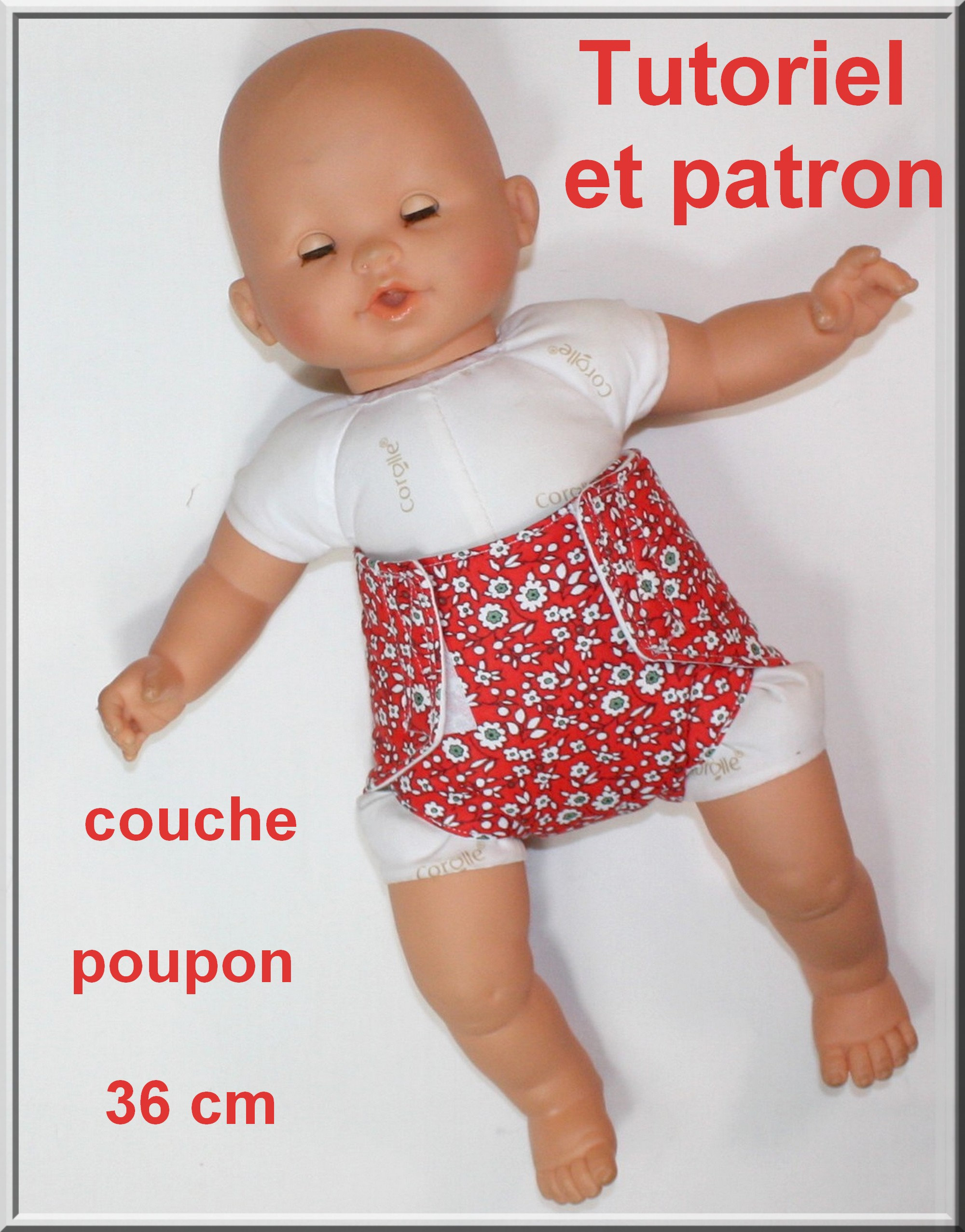 Couche Poupon 30cm