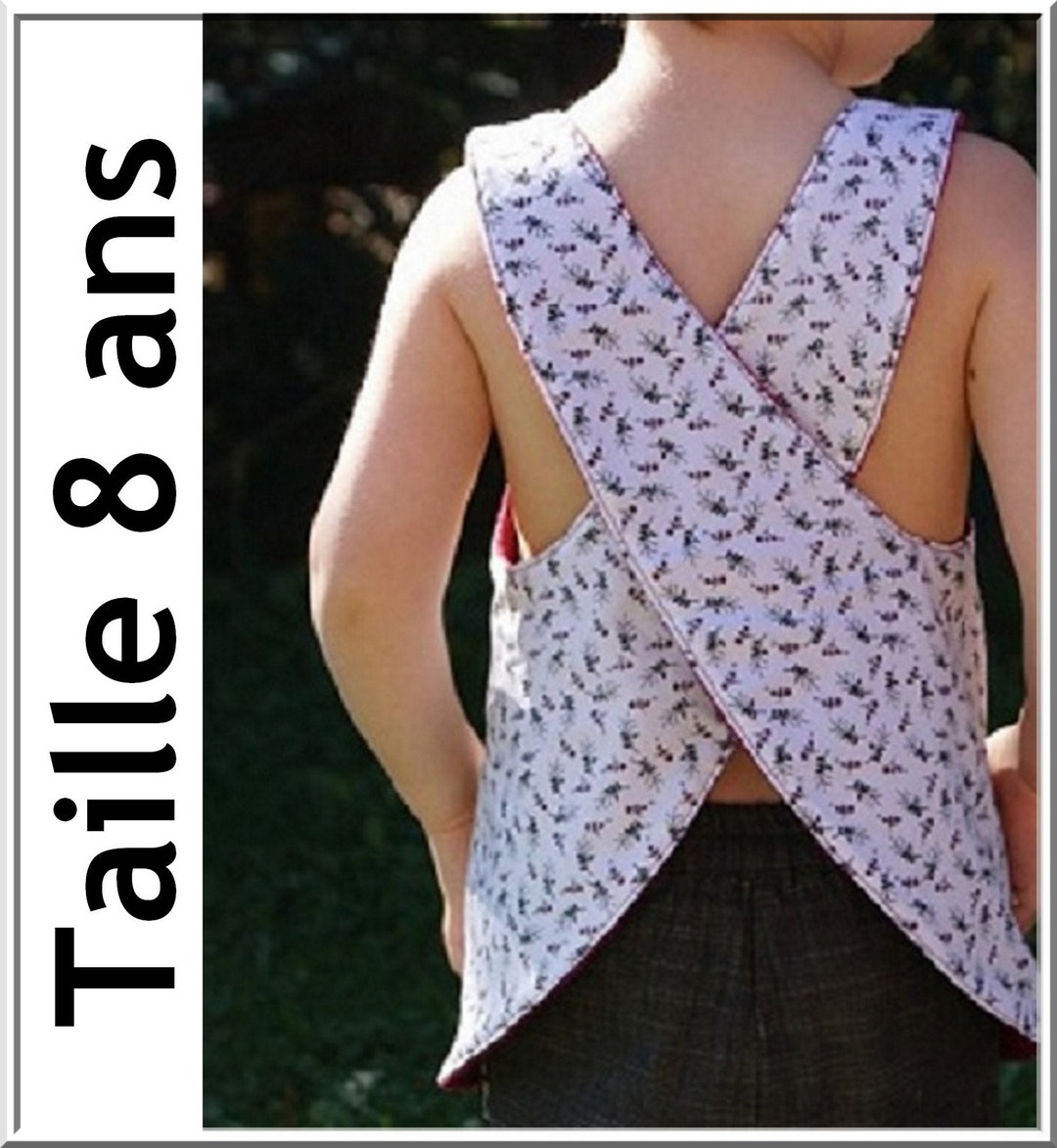 Sewing, Pattern, Crossover, Back, Apron, Child, Size, 8, Years, Sewing ...
