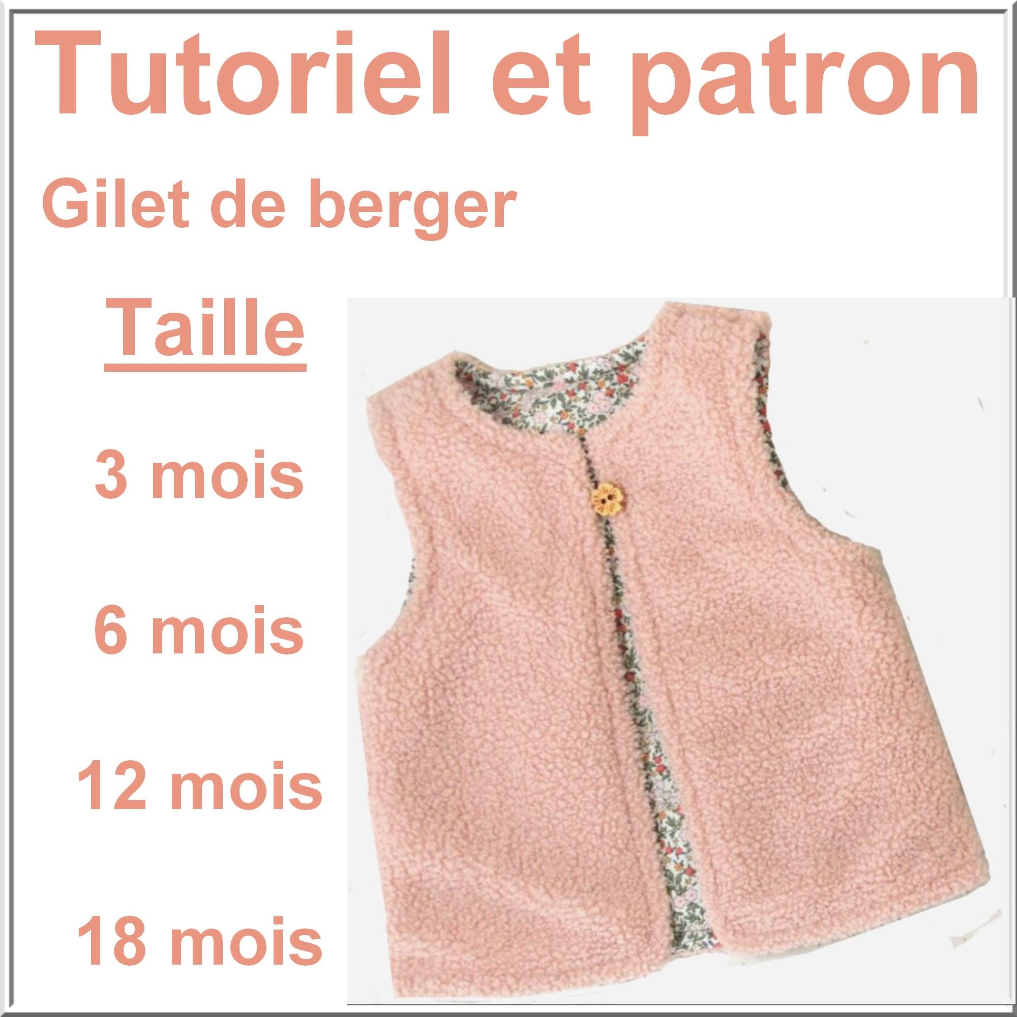 Bodywarmer (gilet Sans Manches) Pour Fille 12-18 Mois - Occasion Très Bon état, Idéal Pour Les Couches Fraîches