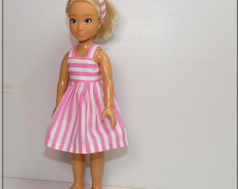 Sundress and headband for Corolle Girl 28cm doll.