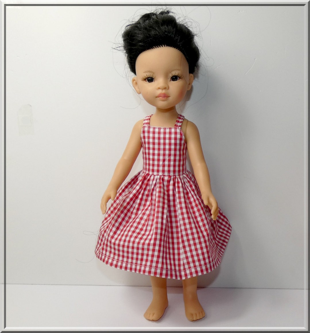 Robe de dentelle de poupée vintage - France