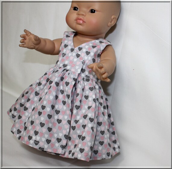 Heart Cover Dress And Bloomer For Doll Baby 30 34 Cm Etsy Heart Cover Dress And Bloomer For Doll Baby 30 34 Cm Etsy