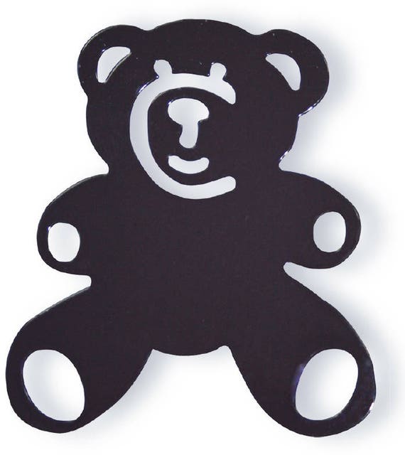 teddy bear in black colour