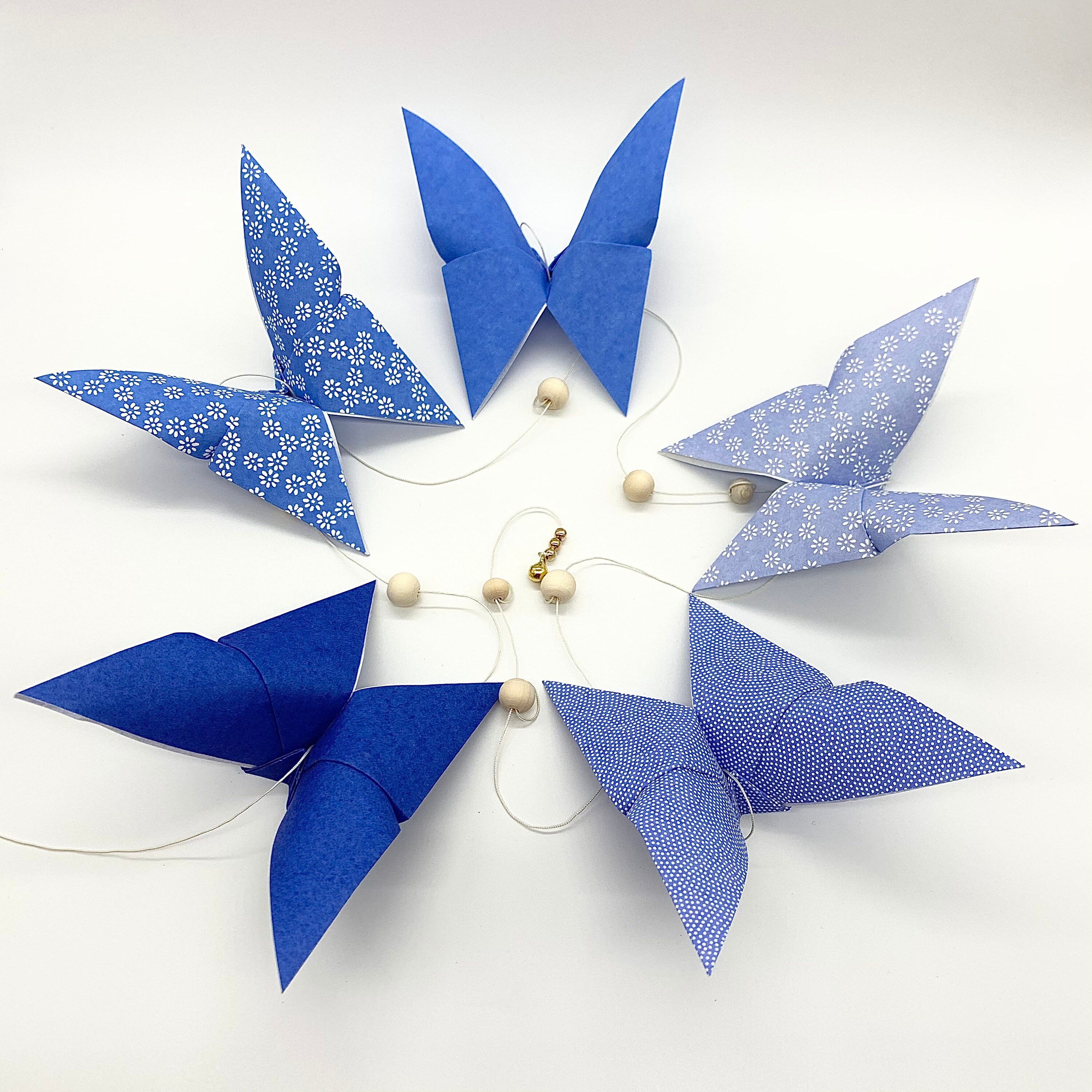 Guirlande de Papillons en Origami
