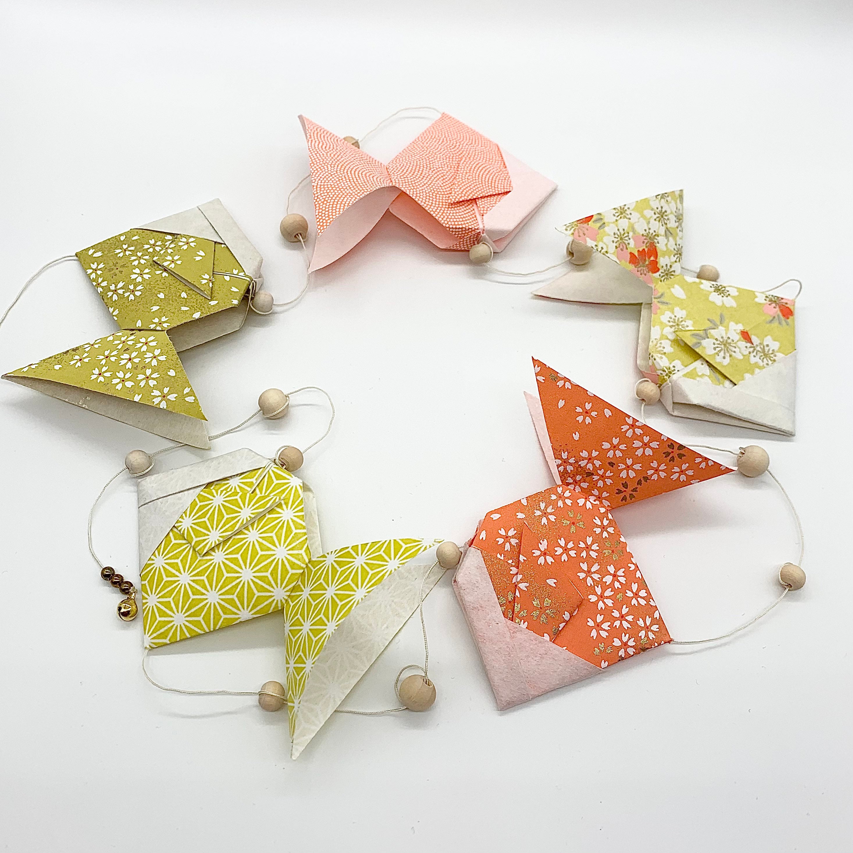 Guirlande de Poissons en Origami