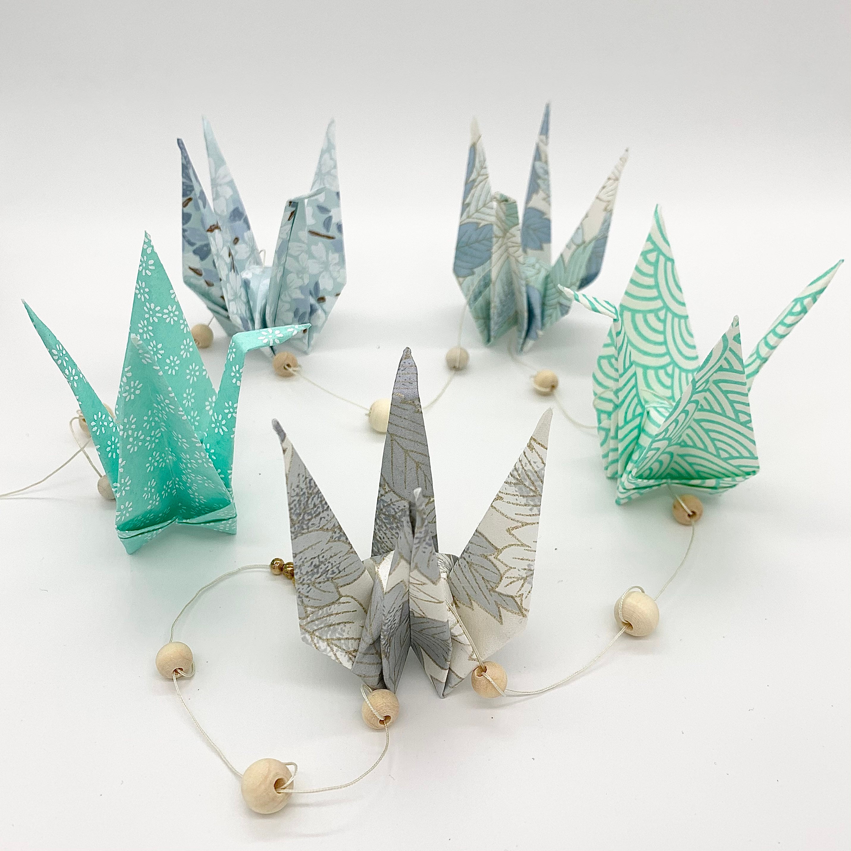 Guirlande de Grues en Origami