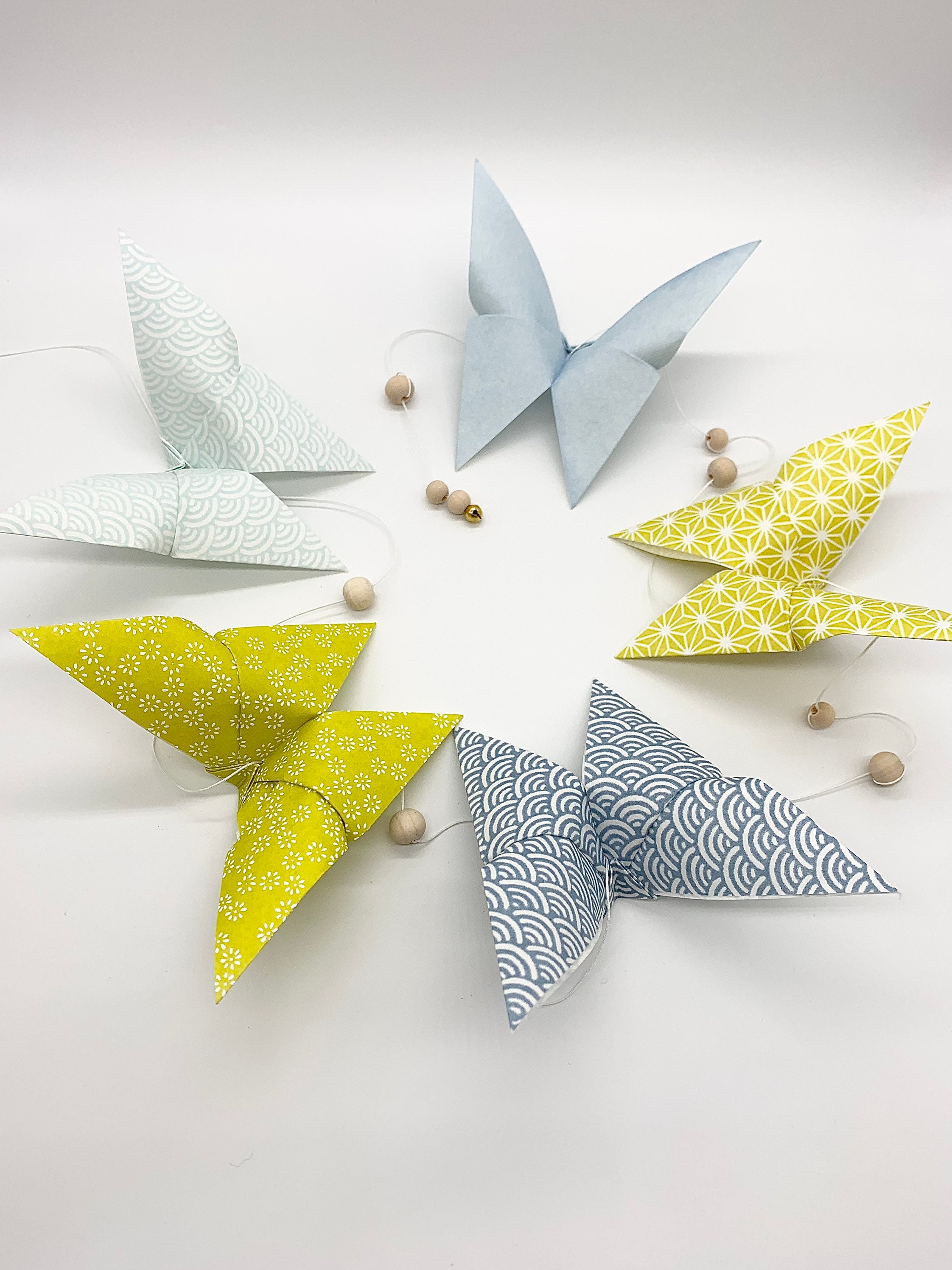 Guirlande de Papillons en Origami