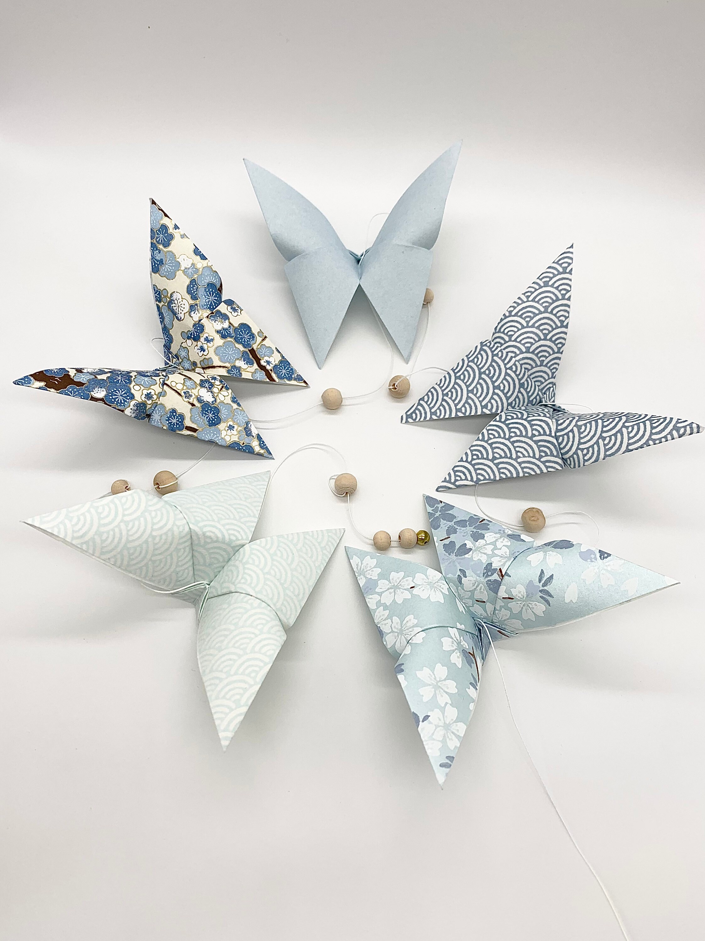 Guirlande de Papillons en Origami