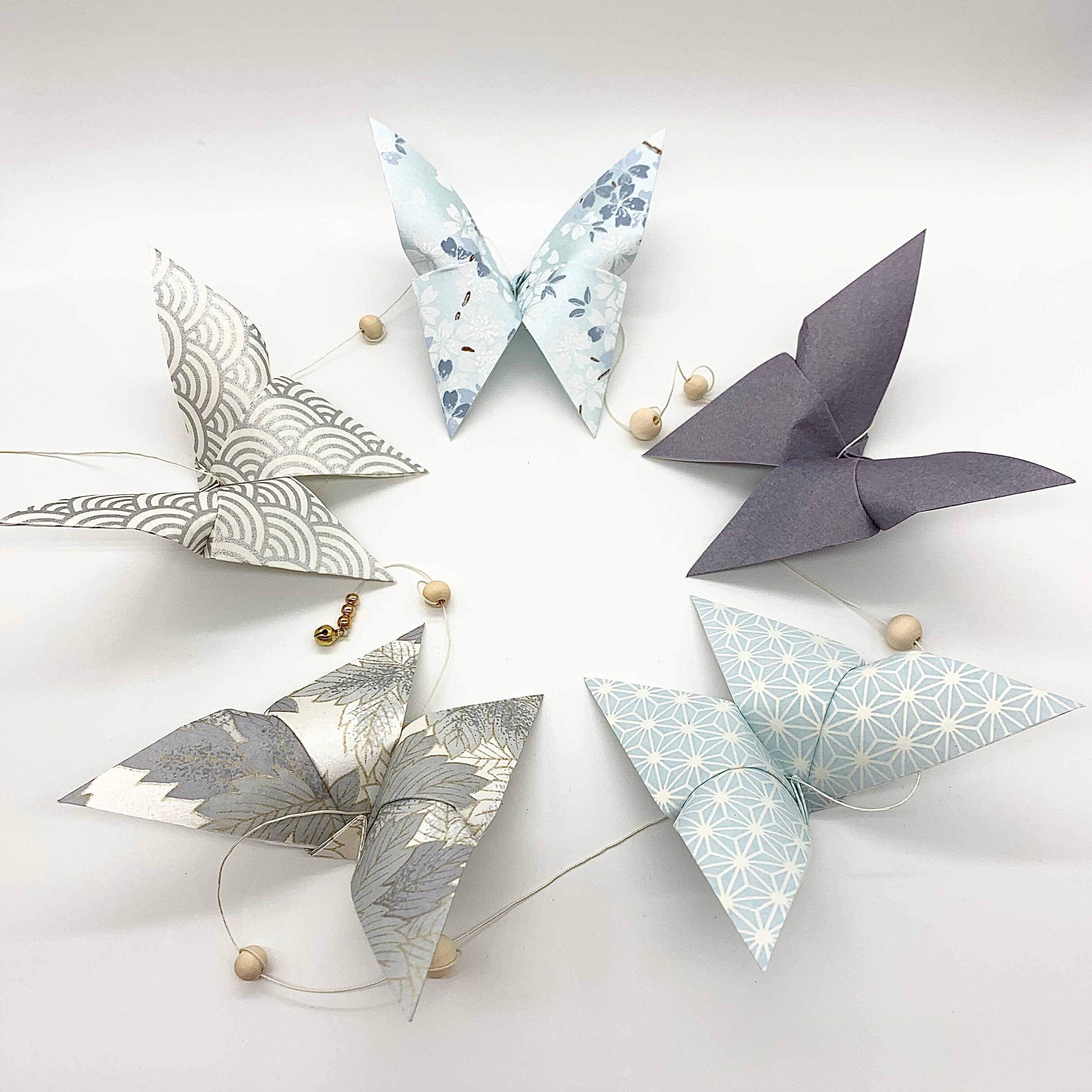 Guirlande de Papillons en Origami