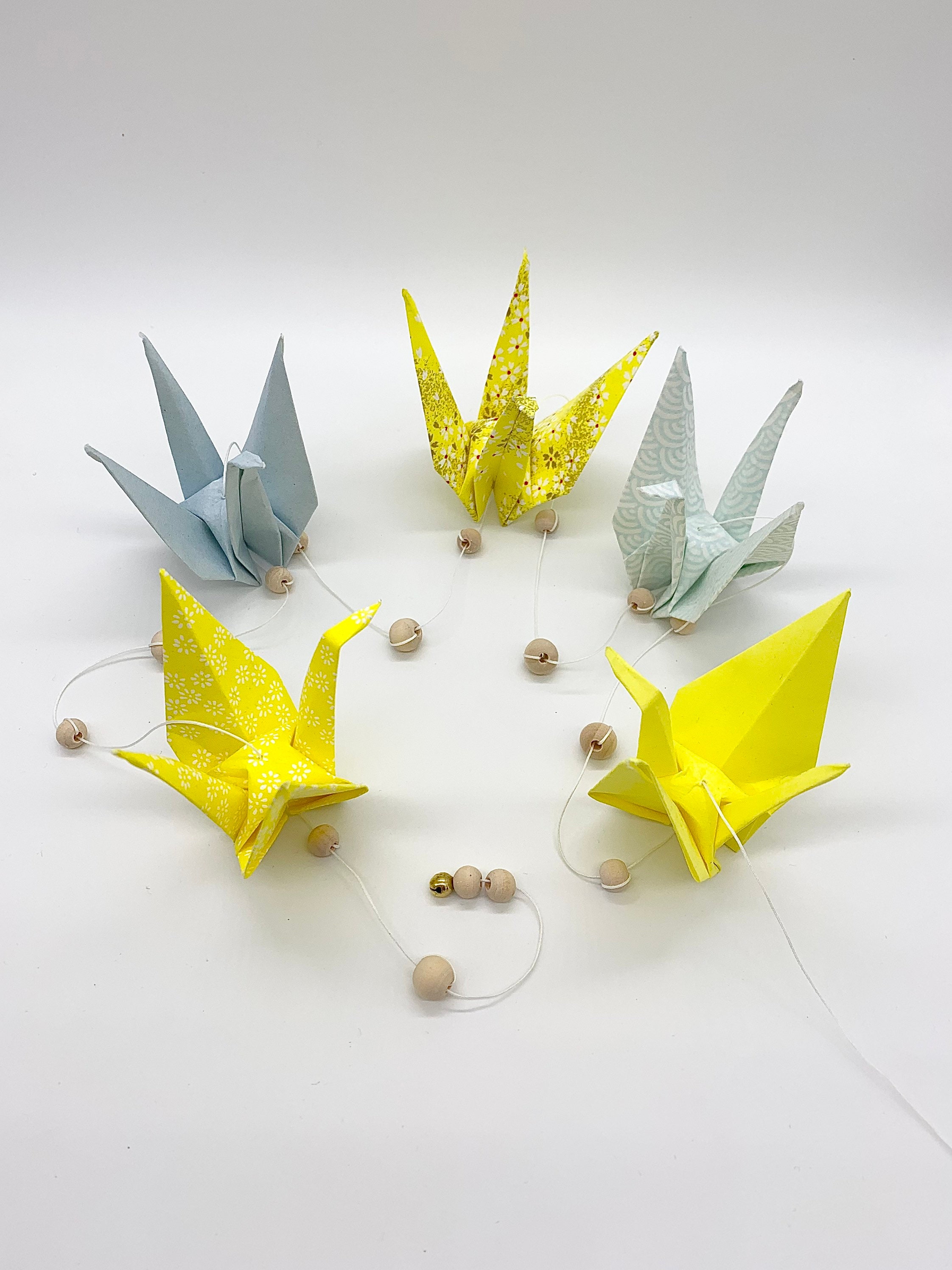 Guirlande de Grues en Origami