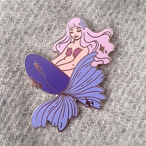 Meerjungfrau Emaille Pin