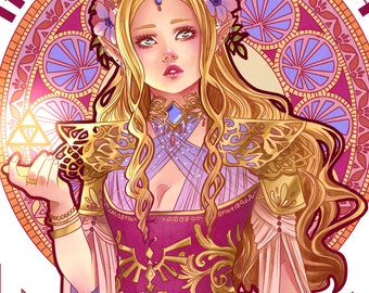 Elven Princess and Champion | Art Prints