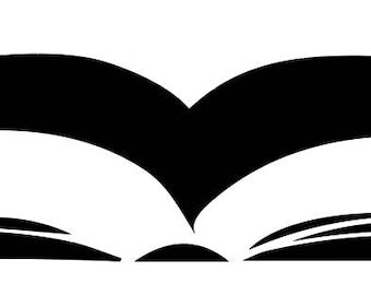 Open Book .svg file for vinyl