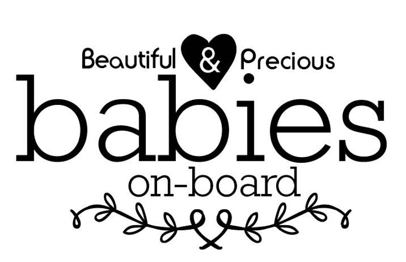 Download Baby Babies Children On Board svg file for vinyl cutting ...