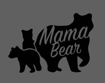 Download Mama Bear and Cubs Cast Bronze Family of Bears Small