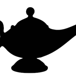 Genie Lamp .SVG file for vinyl cutting