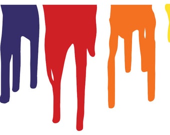 Family of Paint drip .svg file for vinyl