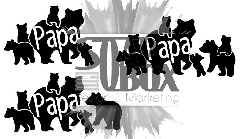 Free Free Papa Bear With Cubs Svg 6 SVG PNG EPS DXF File