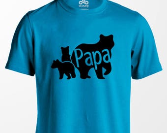 Papa Bear with cubs .SVG file for vinyl cutting
